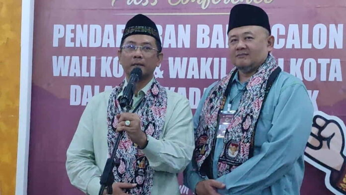 Yanto-Amin daftar Pilkada Kota Tasikmalaya