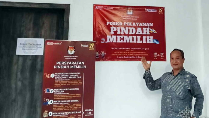 KPU Ciamis Buka Posko Pelayanan Pindah Memilih