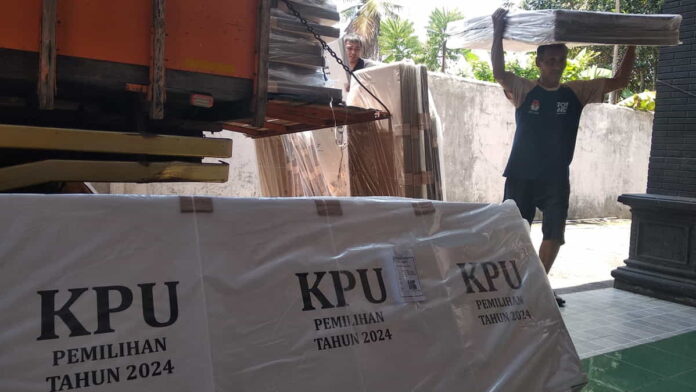 Logistik pertama untuk Pilkada Tiba di Ciamis