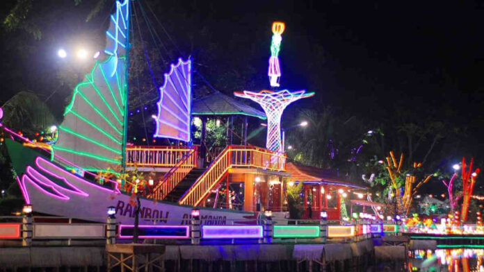 Rainbow Alamanda Bekasi, Pilihan Wisata Keluarga di Malam Hari