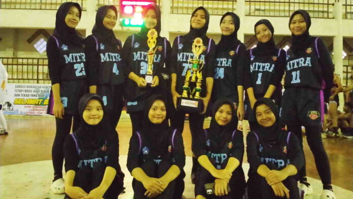 Haornas Cup Antar Pelajar, Tim Bola Basket SMAN 1 Kota Banjar Juara 1