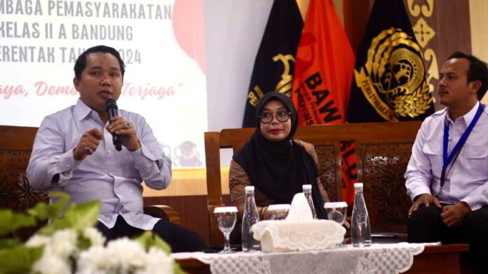 Kemenkumham Jabar Bersama Bawaslu Sosialisasikan Pengawasan Partisipatif Bagi WBP