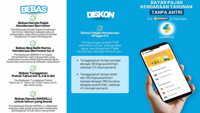 Oktober November 2024, Bapenda Jabar Berlakukan Pemutihan Pajak Kendaraan