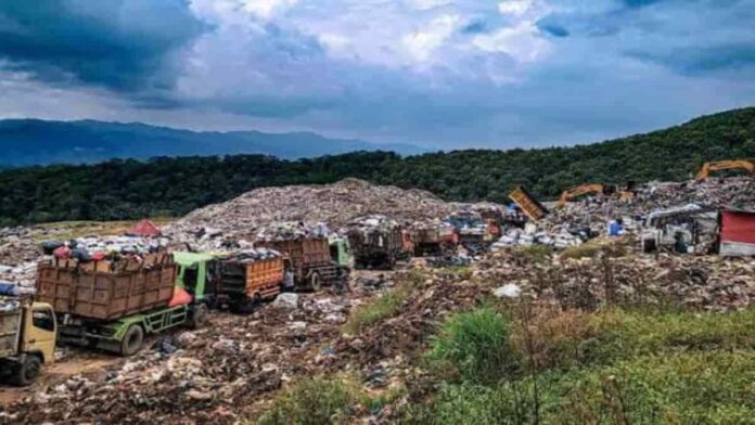 ritase buangan sampah ke TPPAS Sarimukti