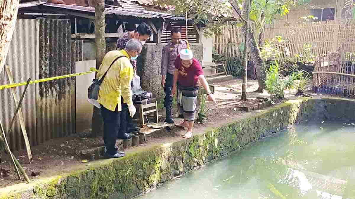 Diduga Lagi Asyik Nebeng WiFi di Rumah Tetangga, Warga Ciamis Ini Ditemukan Tewas di Kolam Ikan