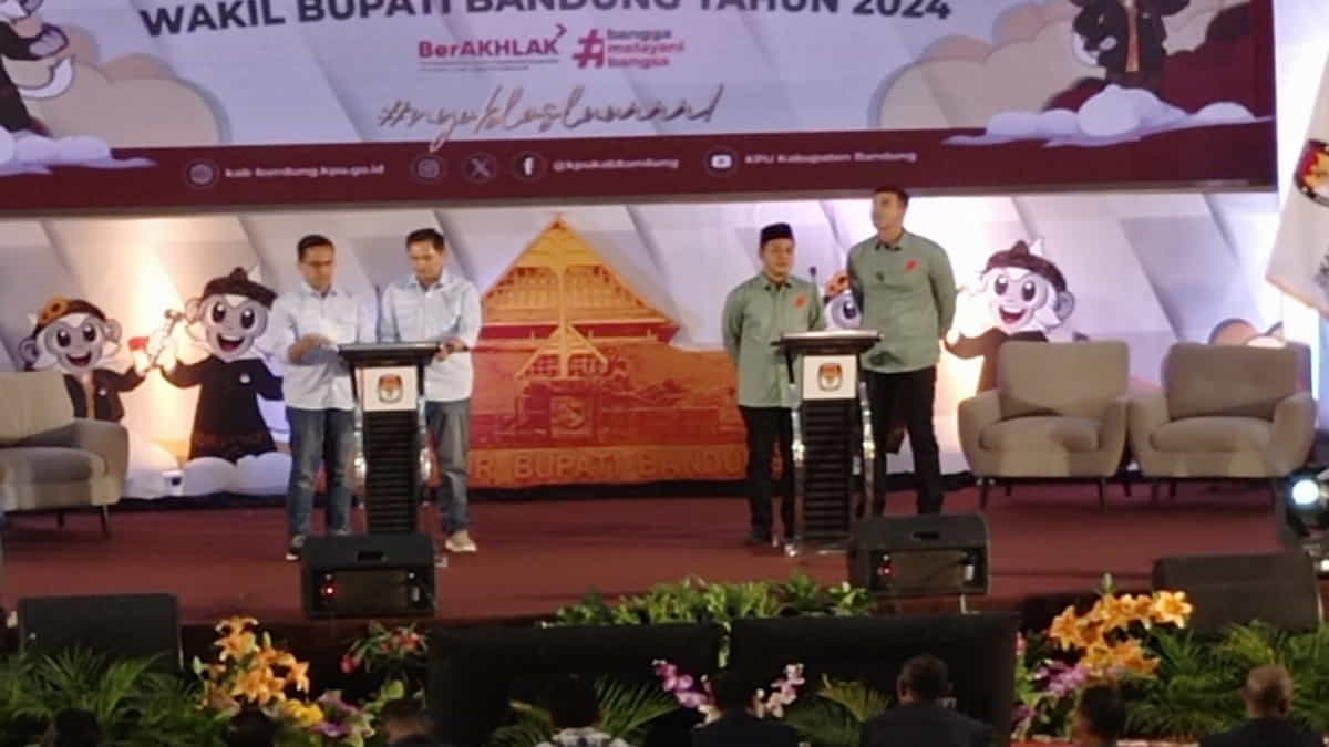 KPU Kabupaten Bandung Kembali Meniadakan Sesi Tanya Jawab Calon Wakil Bupati di Debat Publik Kedua, Ada Apa?