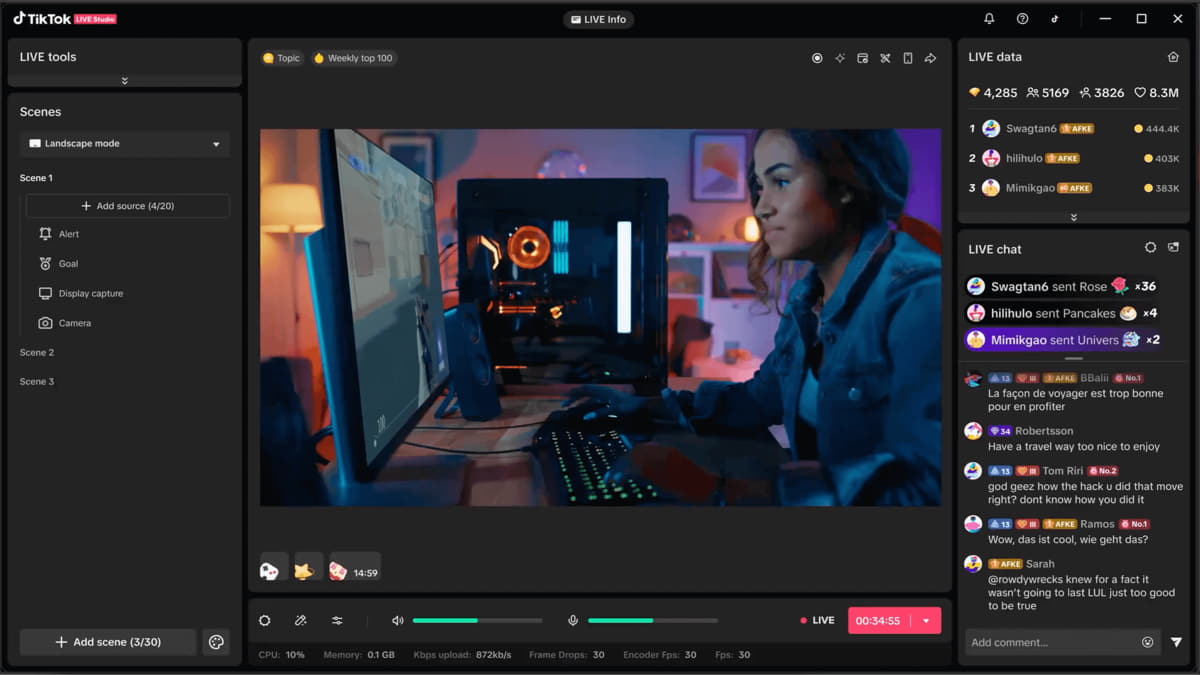 Fitur TikTok Live Studio untuk Konten Kreator Profesional