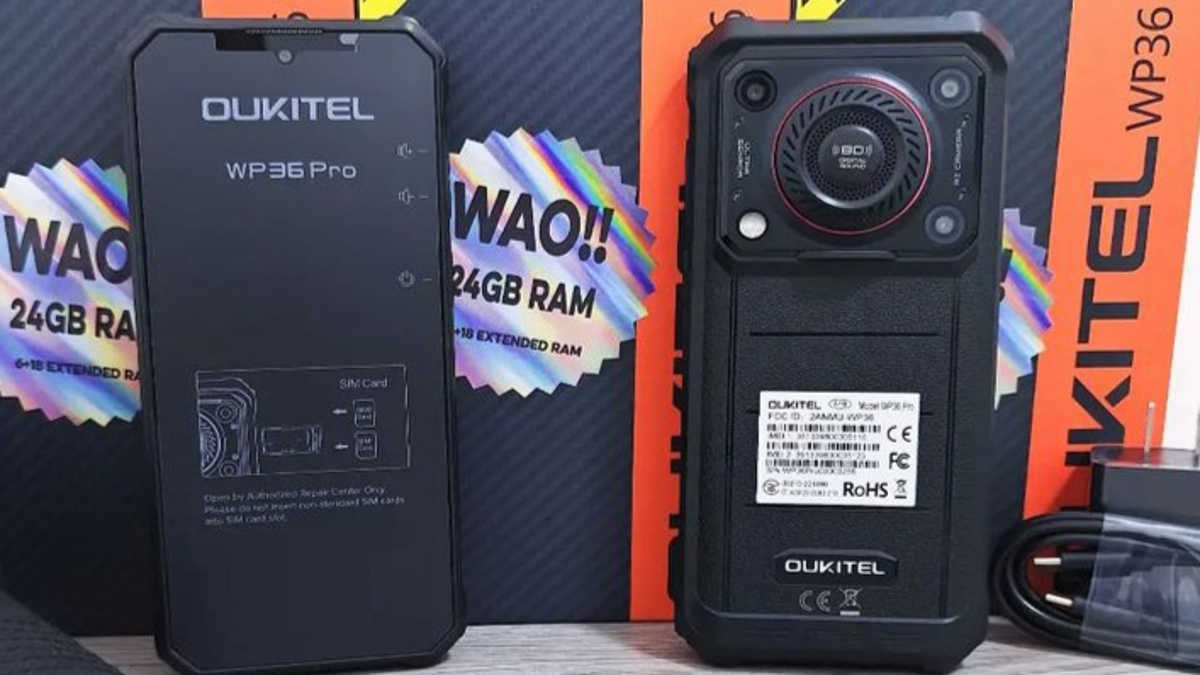 HP Oukitel WP36 Pro, Baterai Besar Pas untuk Kegiatan Outdoor