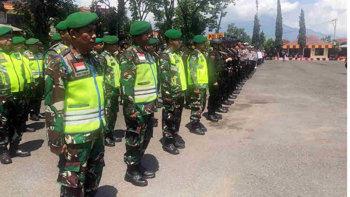 TNI-Polri Mulai Sterilisasi dan Pengamanan di Lokasi Acara Debat Pilkada Garut