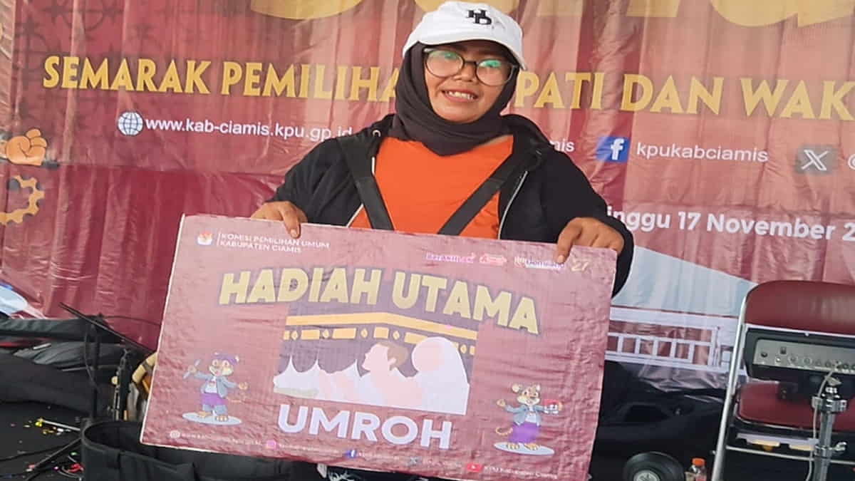 Cerita Mimi Pemenang Hadiah Umroh Jalan Sehat KPU Ciamis, Sempat Gak Bisa Tidur Semalaman