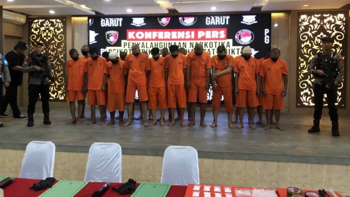 Polisi Ciduk Bandar Narkoba di Garut