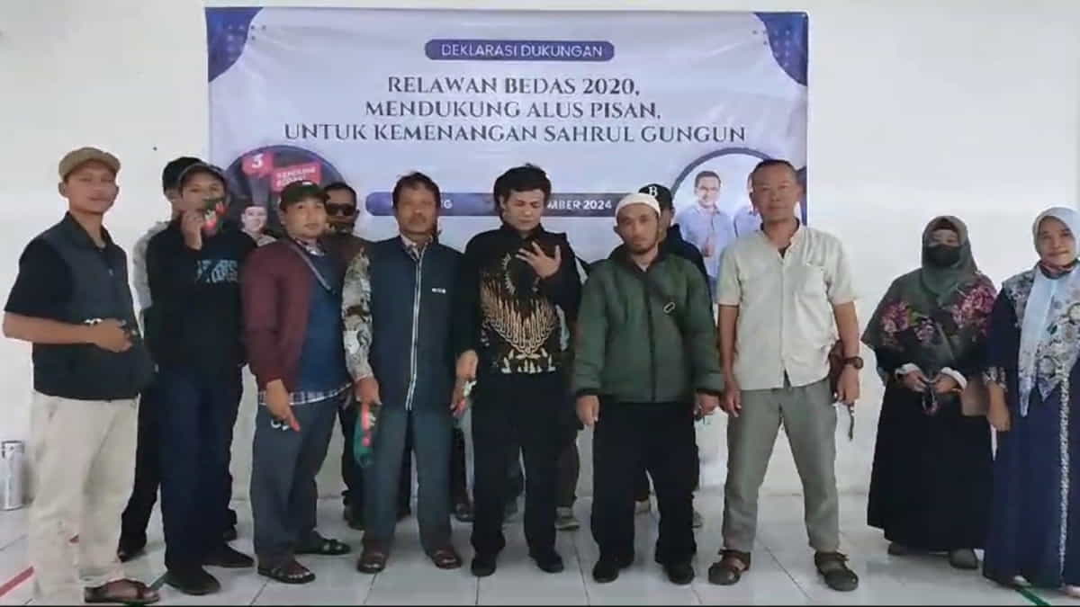 Eksodus Ribuan Relawan BEDAS 2020, Dukung Sahrul – Gun Gun di Pilkada Kabupaten Bandung 2024