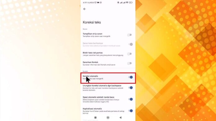 Cara Menghilangkan Auto Correct Xiaomi Agar Lebih Nyaman