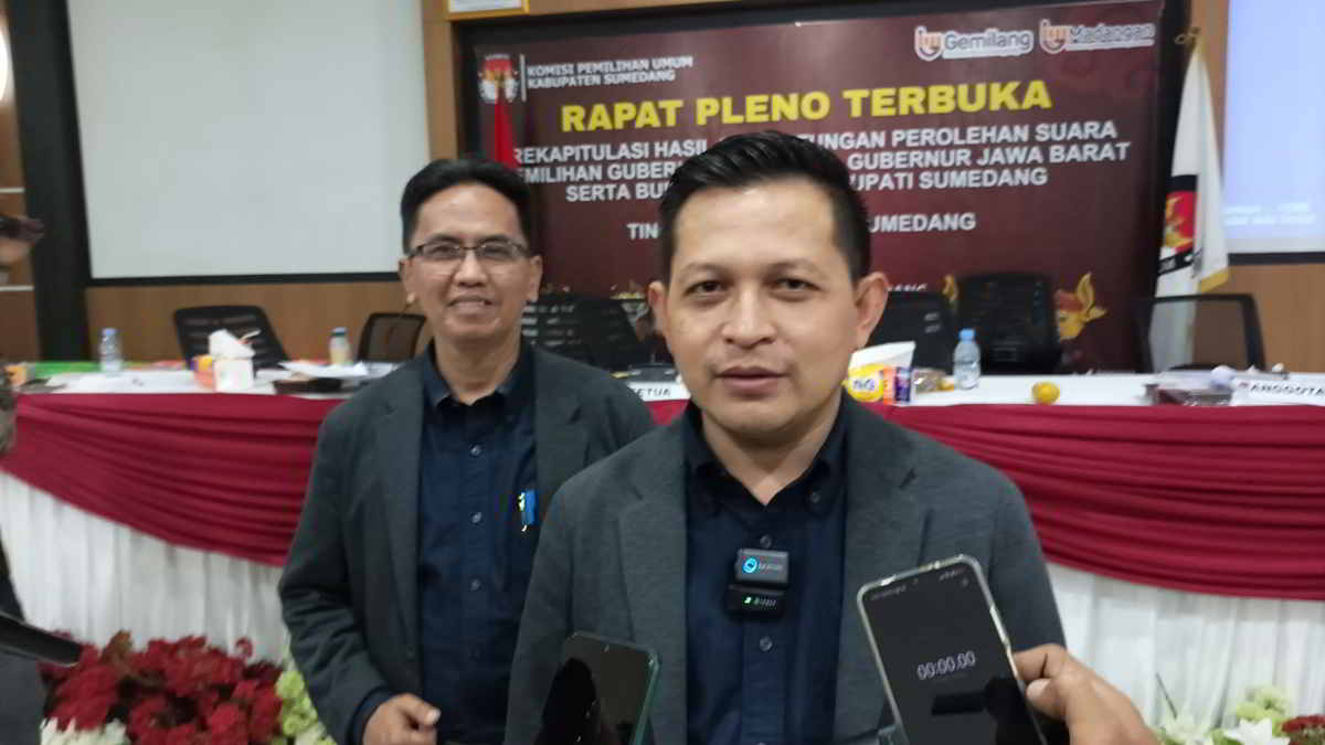 KPU Sumedang Tetapkan Hasil Rekapitulasi Pemungutan Suara Pilkada 2024