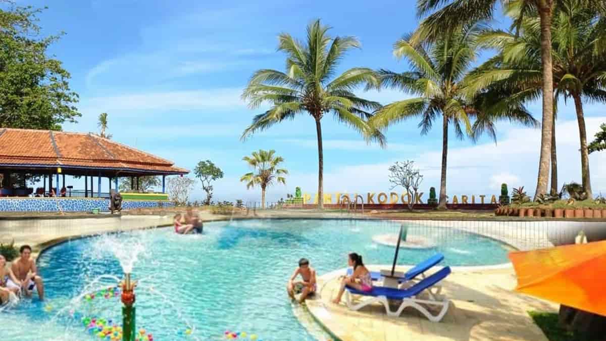 Pesona Keindahan Pantai Kodok Carita Pandeglang