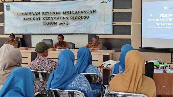 Pembinaan Petugas Lini Lapangan di Kecamatan Cidolog, Ini Harapan DP2KBP3A Ciamis