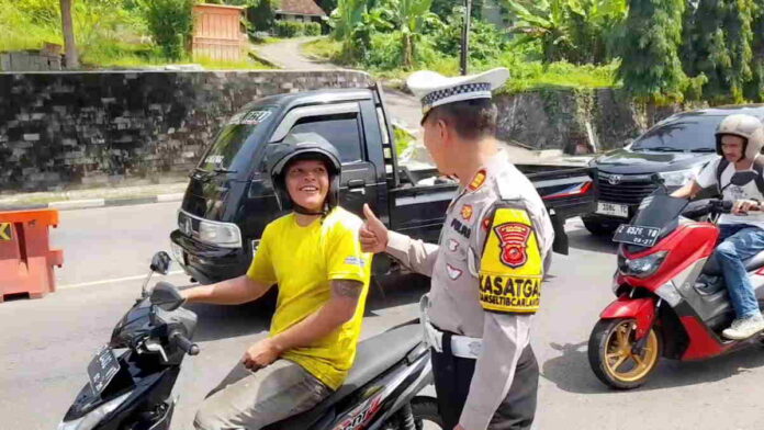 Polres Kota Banjar Imbau Pengguna Jalan Waspada Potensi Bencana Alam Saat Libur Nataru