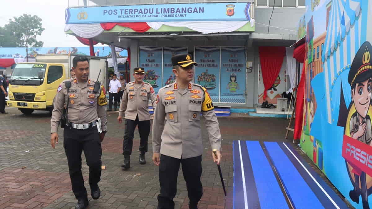 Hadapi Libur Nataru, Polres Garut Mulai Dirikan Posko Terpadu