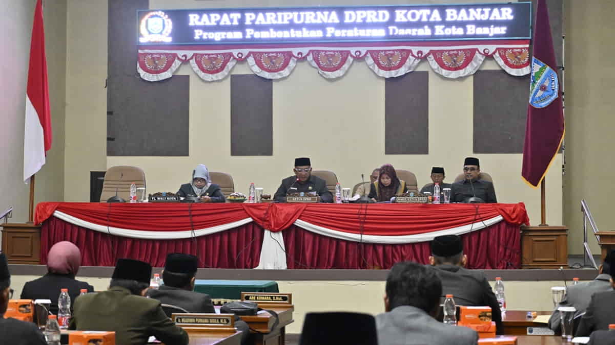 14 Perda Jadi Prioritas Program Legislasi Daerah 2025, Dua Perda Inisiatif DPRD Kota Banjar 