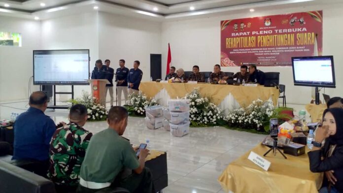 Rekapitulasi Penghitungan Suara Pilkada Kota Banjar