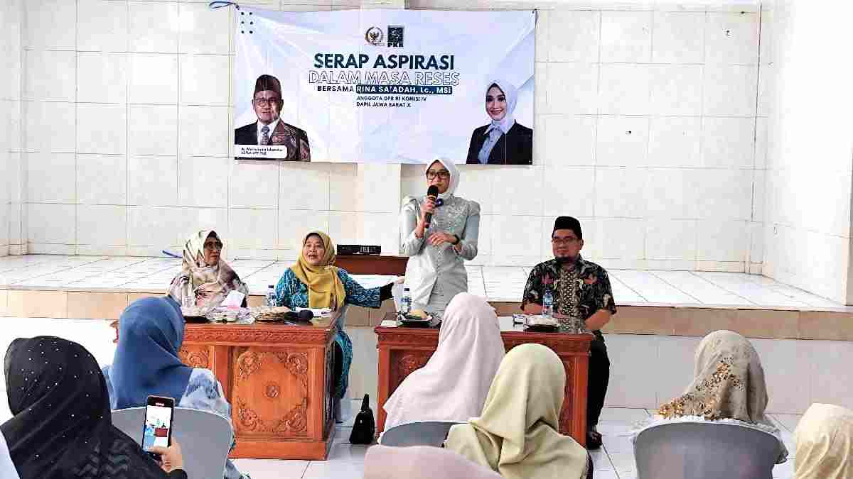 Reses Pertama, Rina Sa’adah Serap Aspirasi Ibu-ibu Muslimat NU Ciamis