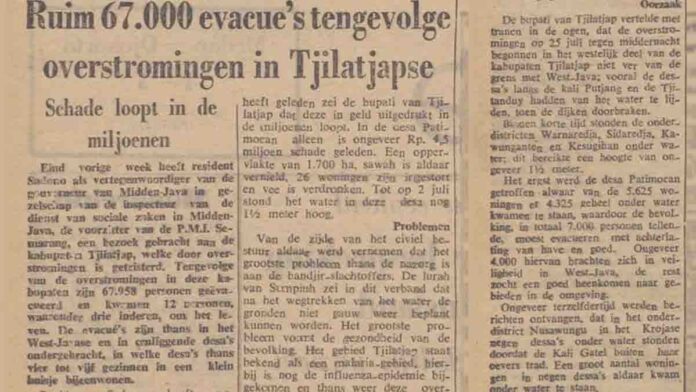 Sejarah Banjir Cilacap
