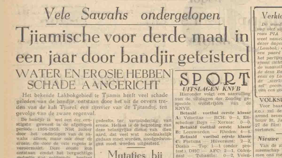 Sejarah Sungai Ciseel Meluap Tahun 1955, Empat Kecamatan di Ciamis Timur Langganan Kebanjiran 