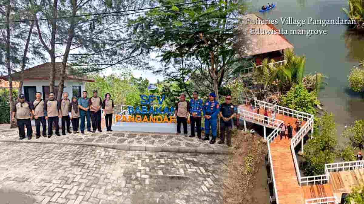 Program Smart Fisheries Village, Desa Babakan Pangandaran Kini Memiliki Track Mangrove