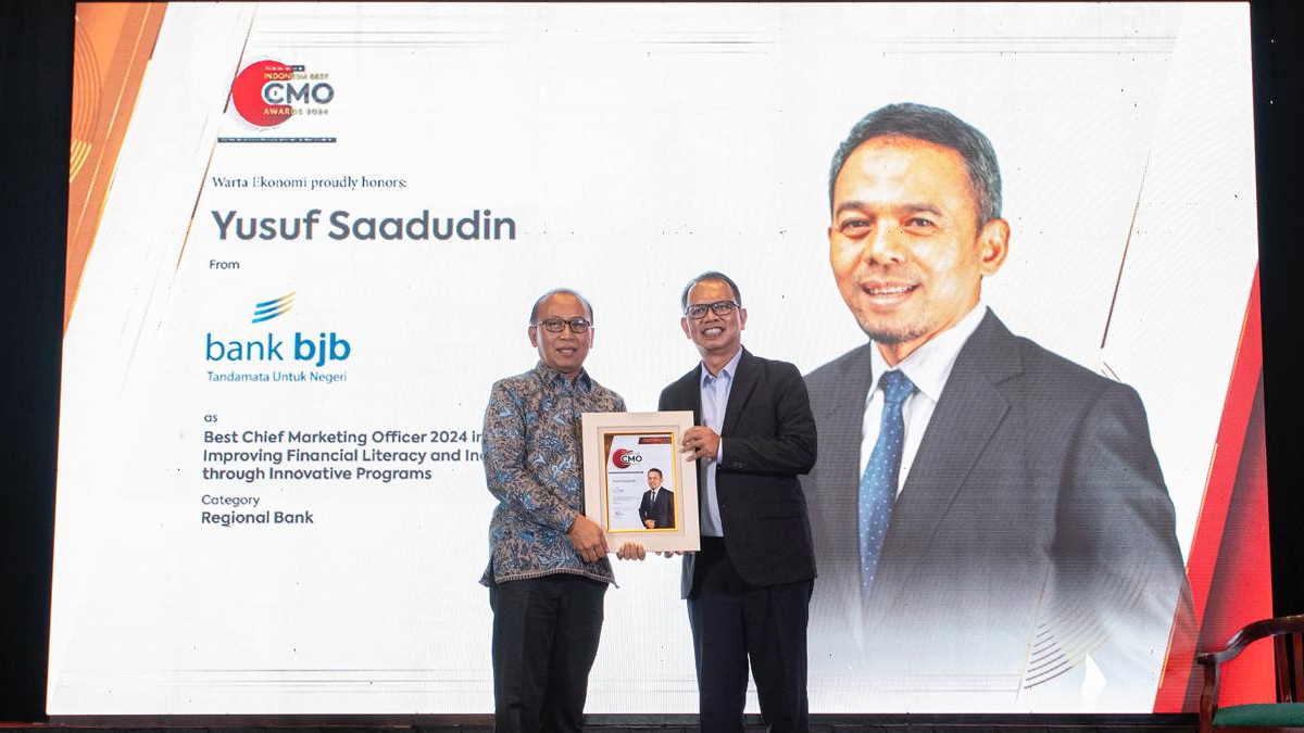 Berhasil Terapkan Strategi Pemasaran Kreatif, bank bjb Raih Indonesia Best CMO Award 2024