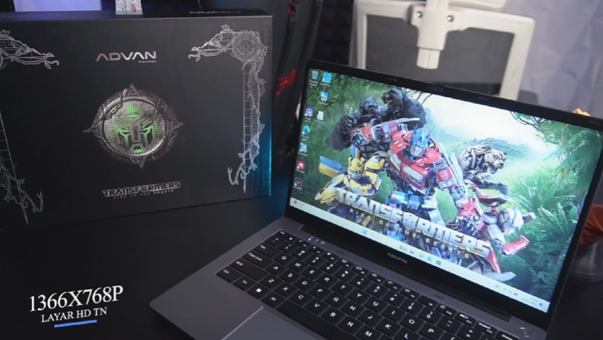 Advan TBook x Transformers, Laptop Murah tapi Ganteng