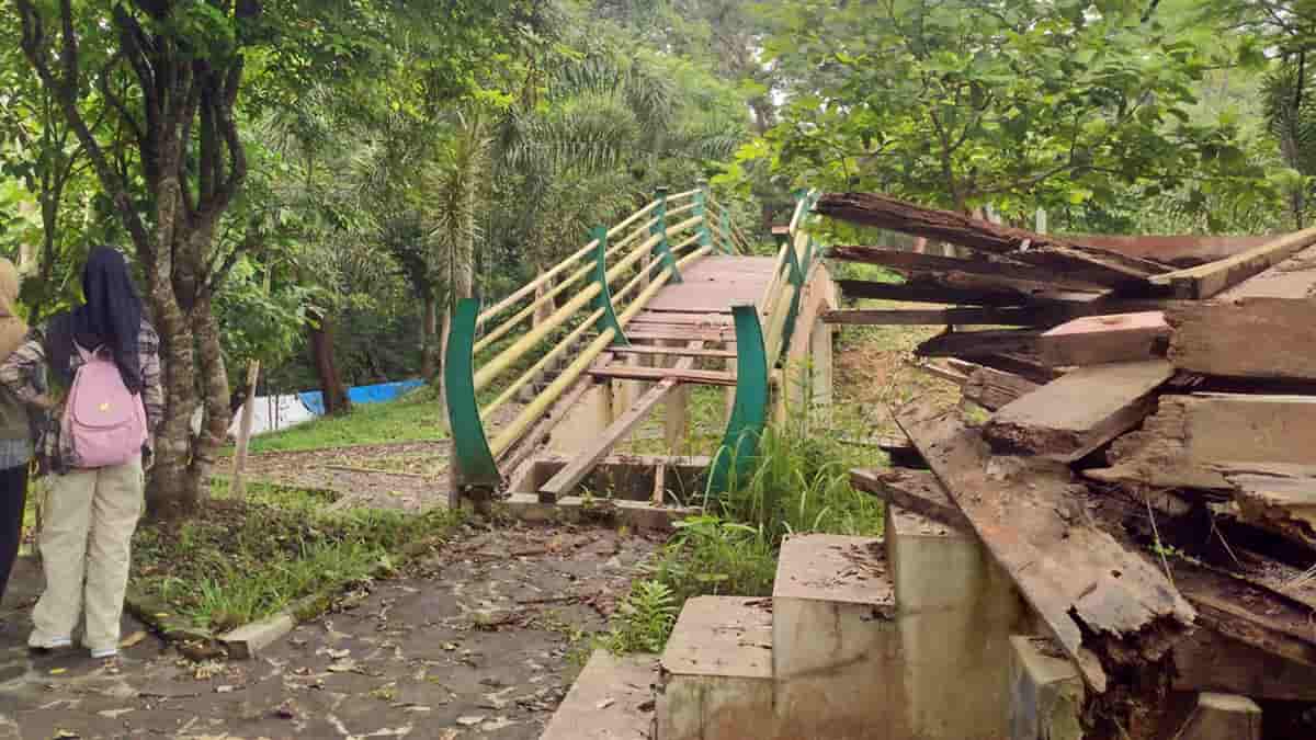 Fasilitas Wisata Lembah Pajamben Kota Banjar Rusak, Pengunjung Mengeluh