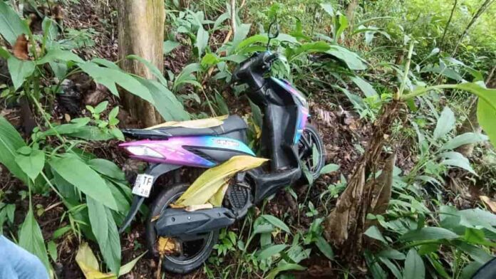 Penemuan motor di kebun jati Kota Banjar