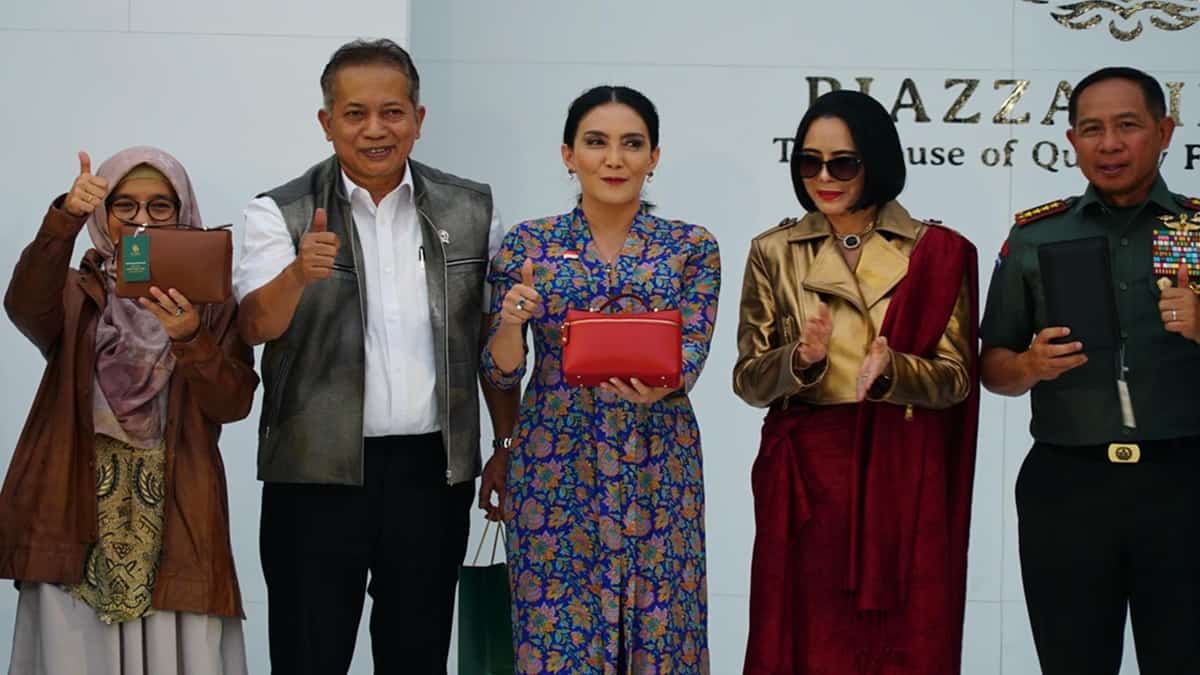 Opening Ceremony Piazza Firenze, Menteri hingga Panglima TNI Takjub dengan Produk Kulit Asli Garut