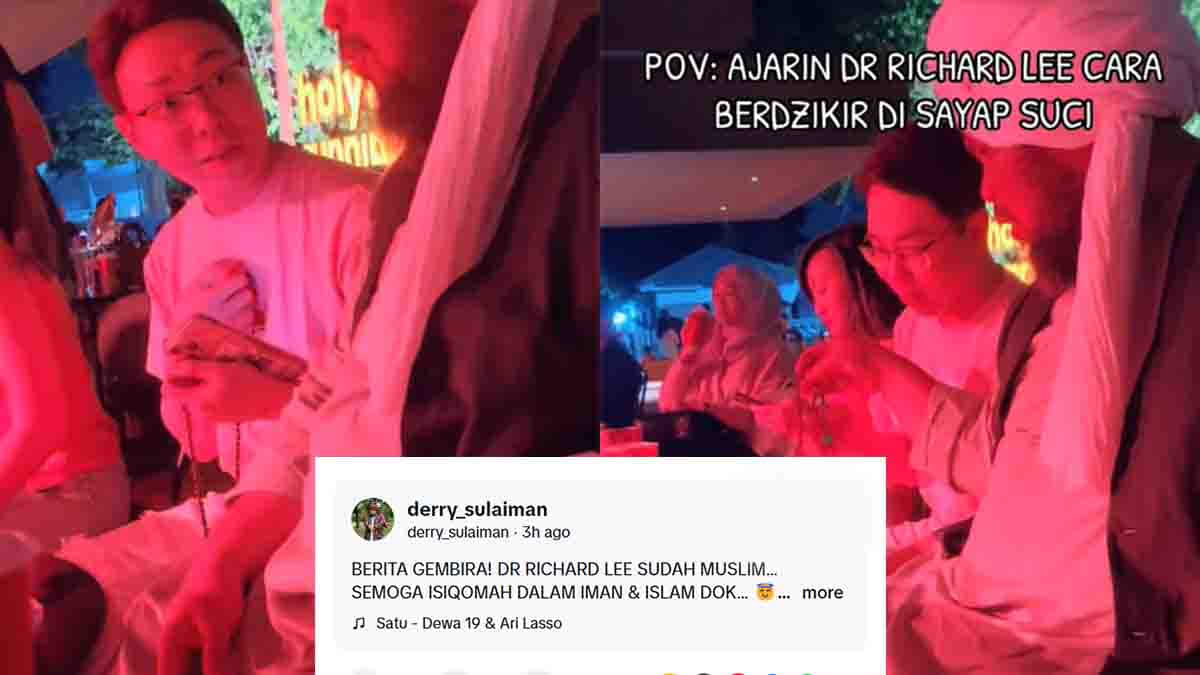 Ustadz Derry Sulaiman Ungkap Richard Lee Masuk Islam, Benarkah? 