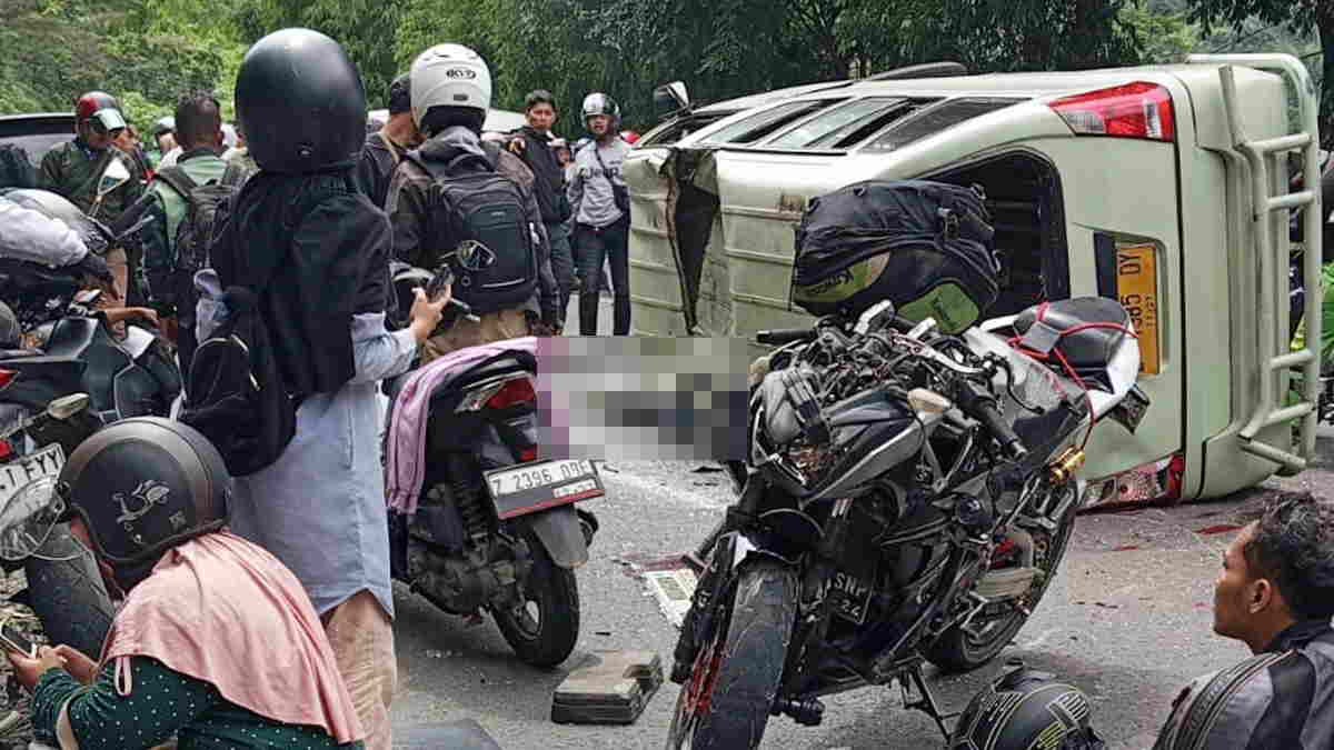 Tabrakan Beruntun di Garut Libatkan 7 Kendaraan, 9 Orang Luka-luka