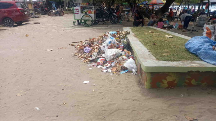 Volume Sampah di Obwis Pangandaran