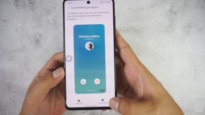 Cara Menggunakan Fitur Call Background Samsung