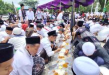 Liwet 1000 Kastrol Tarhib Ramadan santri Ciamis