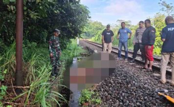 Penemuan jasad laki-laki lansia di pinggir rel kereta api di Ciamis