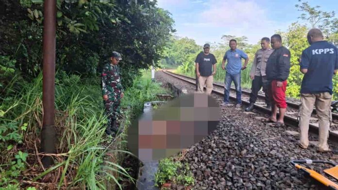 Penemuan jasad laki-laki lansia di pinggir rel kereta api di Ciamis