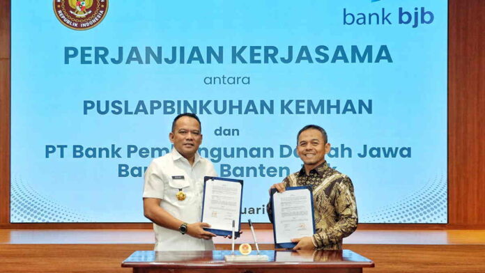 bank bjb Perkuat Sinergi dengan Kemhan, Teken MoU Layanan Jasa Produk Keuangan