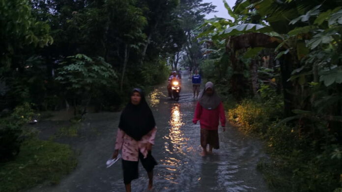 Banjir rendam pemukiman warga di Pamarican Ciamis