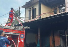 Kebakaran bengkel di Tasikmalaya