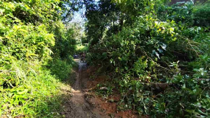 Tebing longsor di Panumbangan Ciamis